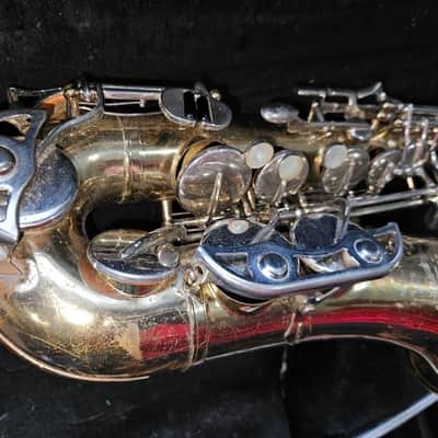 Selmer Bundy-II Alto Saxophone Brass, USA, Good Condition, w/ case/neck/MP image 6