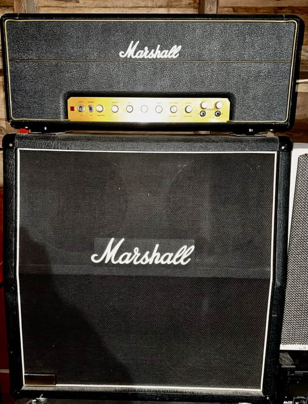 Jose modded Marshall 1959 Super Lead Reissue 2-Channel 100-Watt Guitar Amp Head 1988 - Black image 1