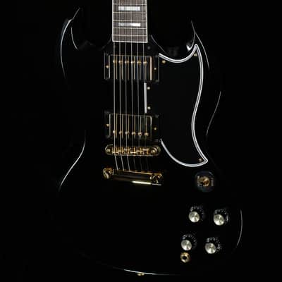 Gibson Custom Shop SG Custom 2-Pickup Ebony Fingerboard Gloss Ebony (509) image 1