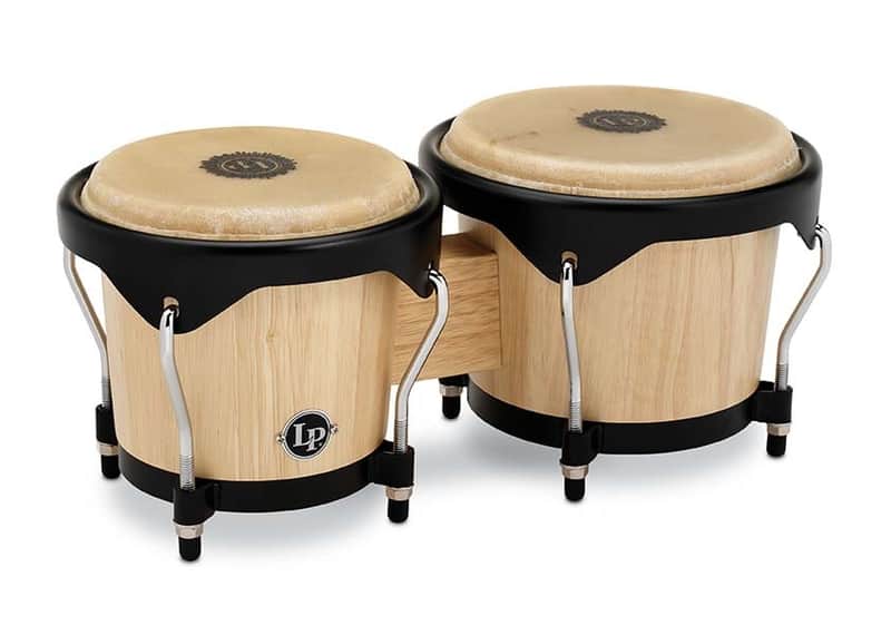 Latin Percussion LP646NY-AW City Series 6-inch and 7-inch Bongo Set - Natural Gloss image 1