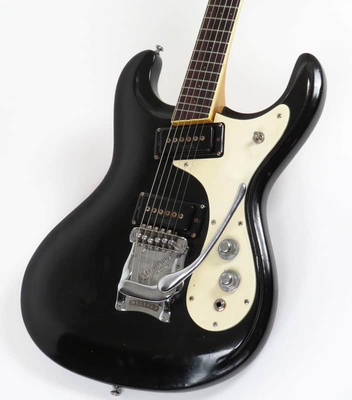 Mosrite Mark I Ventures 1971 Black Refin image 1