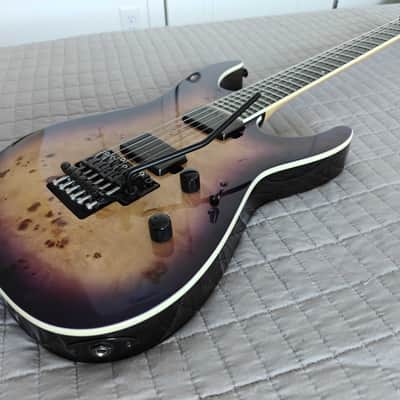 2020 ESP LTD M-1000 - Purple Natural Burst w/POLISHED FRETS/OHSC image 4