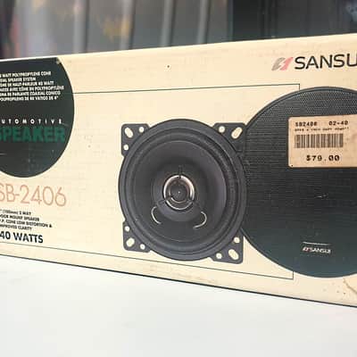Vintage *New* Sansui SB-2406 Car Speakers - New Old Stock Open Box image 10