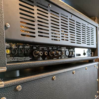 RIVERA KNUCKLEHEAD REVERB + CAB RIVERA LOS BOTTOM SUB1 + FLIGHT CASE- 2000's image 7