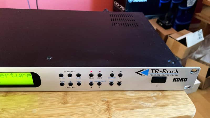 Korg TR-Rack Expanded Access Module 1U Rackmount Synthesizer Synth – Excellent Condition image 1