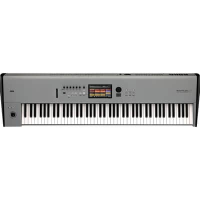 Korg Nautilus 88 AT Limited Edition Synthesizer Workstation Keyboard, Gray