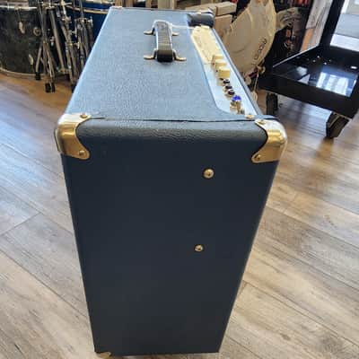 Blue Fender Deville Guitar Amp 212 tube Amp 212 Tube amp 2000's image 7
