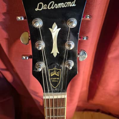 DeArmond by Guild Starfire III – Cherry Red – Hollowbody – Made in Korea – With Hard Case image 4