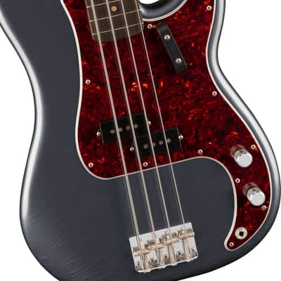 Fender Limited Edition Vintera II Road Worn '60s Precision Bass, Rosewood Fingerboard, Charcoal Frost Metallic image 12