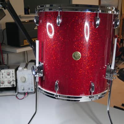 Gretsch USA Custom 4 shell pack - Round Badge - Red Glass - 24" 16" 13" 10" - 2013 image 10