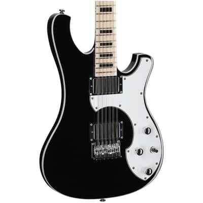 Schecter Stargazer 12-String Electric Guitar, Gloss Black image 1