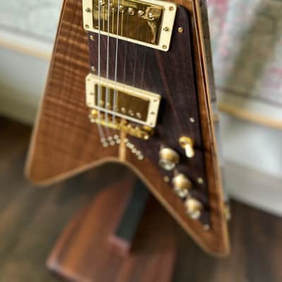 Banker Guitars Albert King Lucy Flying V Dan Erlewine Gibson Authorized Partner - Walnut image 9