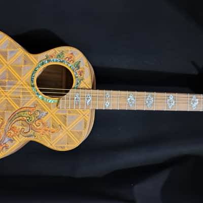 Takamine 1998 Limited Edition Acoustic Electric Guitar Sun & Moon