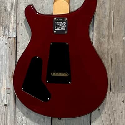 Nice 1994 PRS CE 22 Mahogany Tremolo , Vintage Cherry HSC image 8