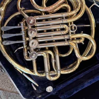 C. G. Conn 6D Double French horn. Made in USA image 4