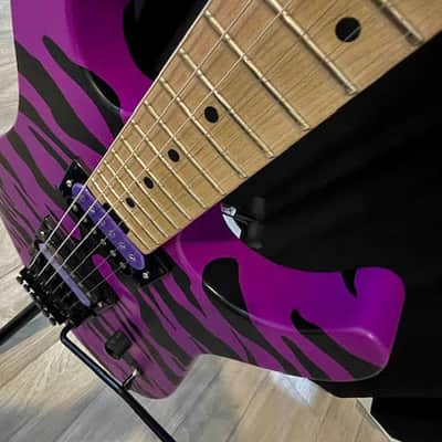 Charvel Satchel Signature Pro-Mod DK 2021 - Satin Purple Bengal image 3