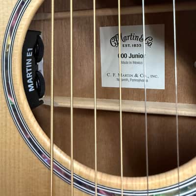Martin 000C JR-E Junior Series Acoustic Electric Guitar- Natural- w/soft bag. New! image 18