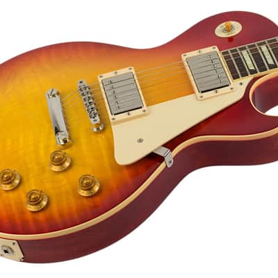 2015 Gibson Custom Shop R8 Les Paul Wildwood Featherweight Cherry Sunburst #842260 image 2
