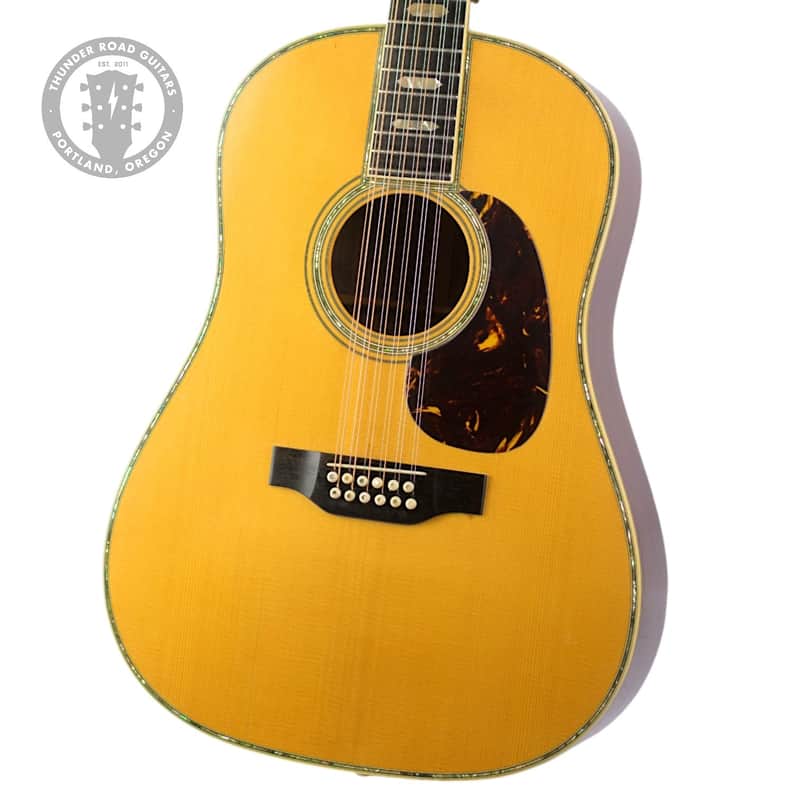 1971 Martin D-12-45 12 String Natural #277156 image 1