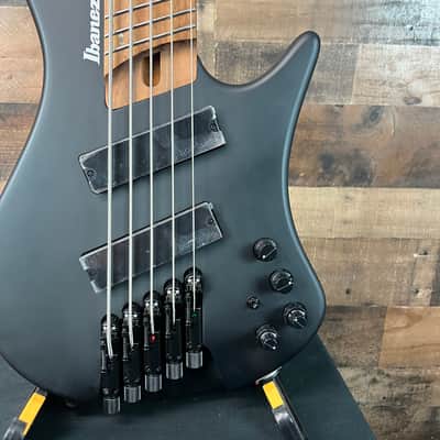 Ibanez Bass Workshop EHB1005MS Bass Guitar - Black Flat, Free Ship, 821 image 7