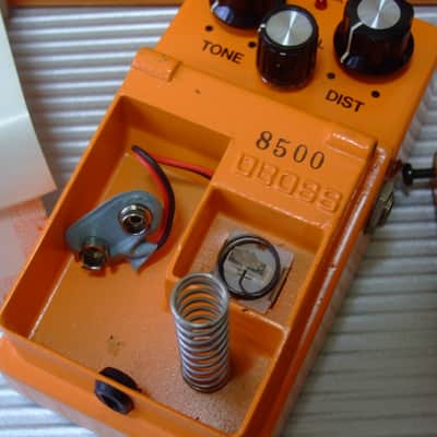 1979 8500 Boss DS-1 Distortion w/ Original Box & Manual (Silver Screw, Black Label, Long Dash) MIJ Made in Japan image 4