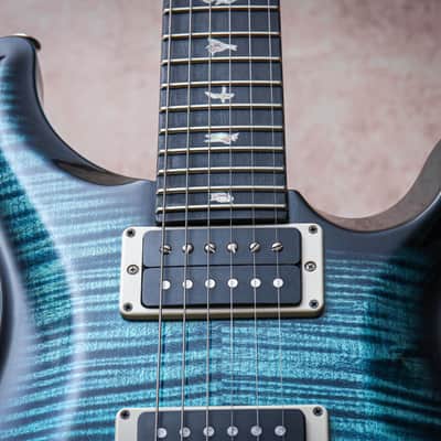 PRS USA Paul Reed Smith Custom 24 Floyd 10 top "Cobalt Blue + Ebony" (2024) image 6