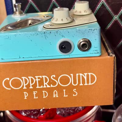 Coppersound Pedals Strategy V1 Preamp / Overdrive Sonic Blue Relic image 7