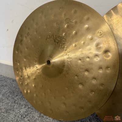 RARE! Paiste Sound Creation 14” Dark Sound Edge Hihat Cymbals image 2