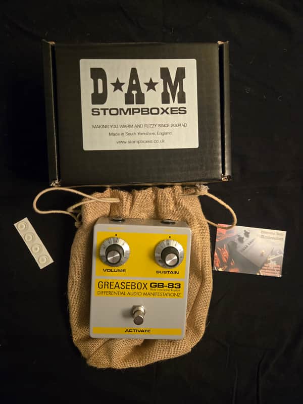 D*A*M Grease Box GB-83 2010's Yellow and Grey image 1