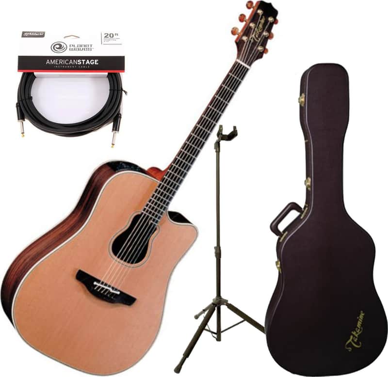 Takamine GB7C Garth Brooks Signature Acoustic-Electric Guitar, Natural w/ Case, Stand, and Cable image 1