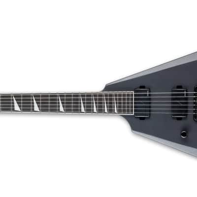 ESP LTD Arrow-1000NT - Charcoal Metallic Satin LH (LARROW1000NTCHMSLH) image 2