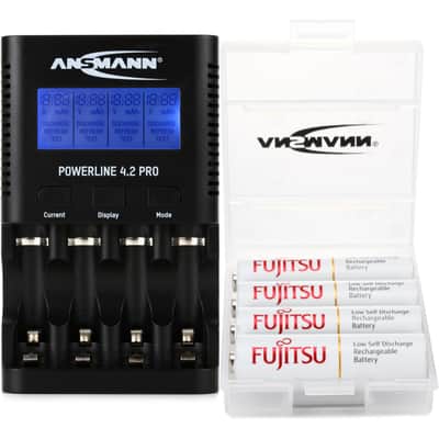 Ansmann Powerline 4.2 Pro with (4) Fujitsu AA Batteries image 1