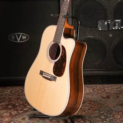 Martin Custom Shop Dreadnought Acoustic Guitar - Ziricote with Hardshell Case image 13