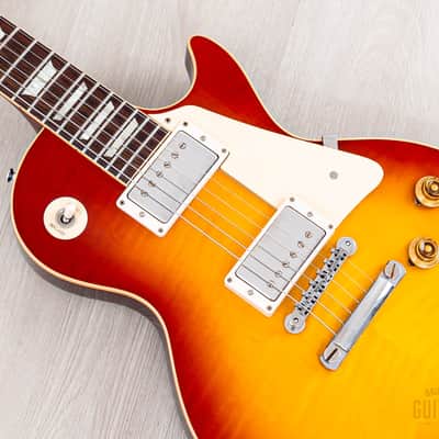 2022 Gibson Custom Shop Historic 1959 Les Paul Standard R9 70th Anniversary Washed Cherry Sunburst Gloss image 7