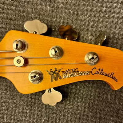 Ernie Ball Music Man Cutlass Bass 2016 - 2019 - Heritage Tobacco Burst image 2