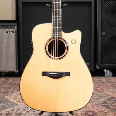 Yamaha TAG3 C TransAcoustic Dreadnought Acoustic/Electric Guitar - Natural with Softshell Case image 3
