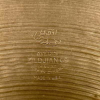 15" Zildjian A 1950s Small Stamp Hi-Hat Cymbal Pair 906g/948g *Video Demo* image 5
