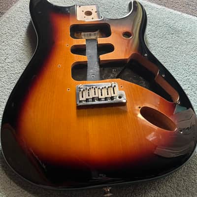 Fender Deluxe Series Stratocaster Body HSH 2020's - 3-Tone Sunburst image 2