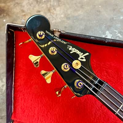 MIJ Fender Power Jazz bass special PJR-65 1987 - Ebony p/j hybrid original vintage Japan image 6