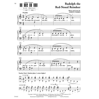 Playtime Piano Christmas Book | 5-Finger Melodies | Level 1 image 2