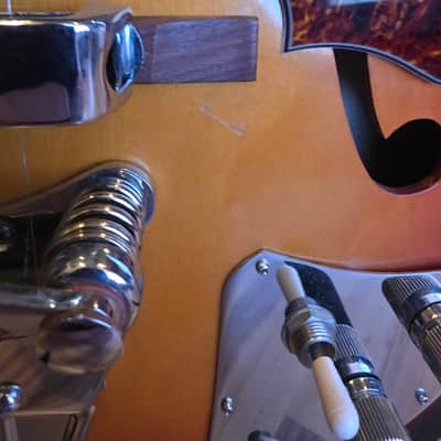Teisco Kingston semi-hollow 1960s - Sunburst image 2