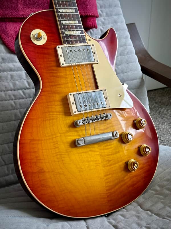 2020 Gibson Custom Shop '58 Les Paul Standard Reissue - Washed Cherry Sunburst VOS - R8 image 1