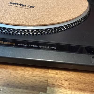 technics sl-bd22 turntable Lab Matt Servo Black Audio Technica Z100x Cartridge image 3