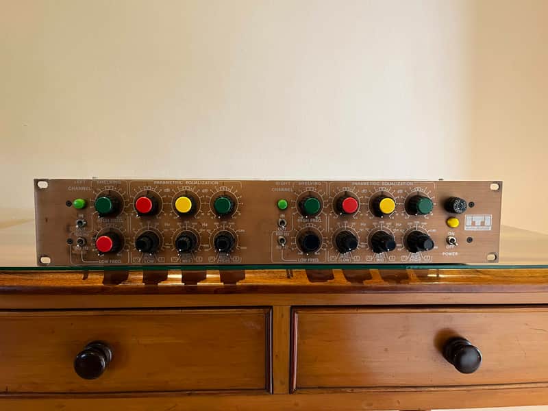 ITI ME-230 parametric mastering equalizer c 1969 original vintage USA sontec gml discrete analog EQ image 1