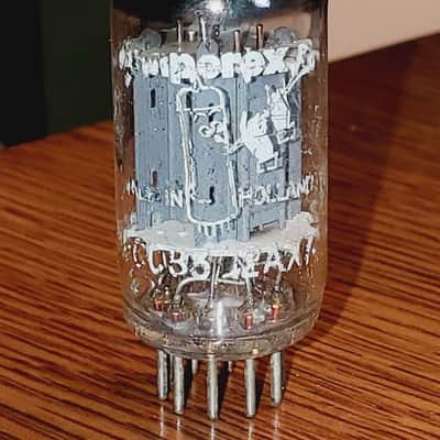 Amperex 12AX7/ECC83 Red Tip/Foil "D" Getter MaxiPreamp2/TV-7 tested (1) tube lot image 1
