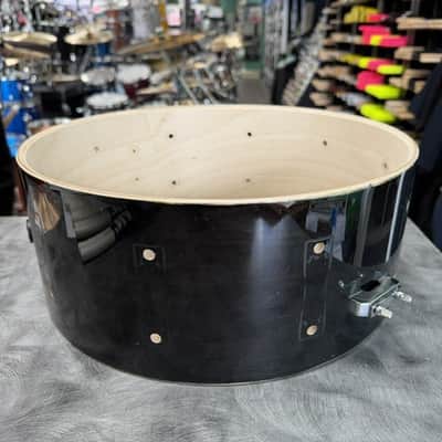 Used Yamaha Stage Custom Birch 5x14 Shell with Butt Plate Black image 2