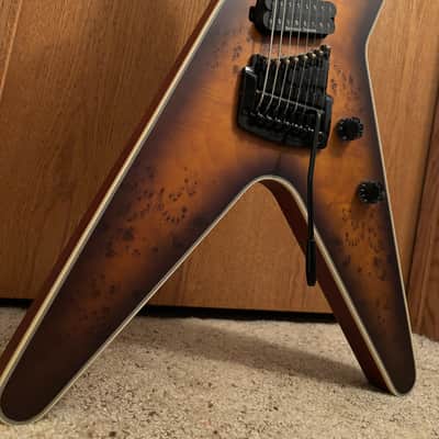 Dean ML Select 8 Multiscale Kahler 2021 - Satin Natural Black Burst w/ Hardcase! image 3