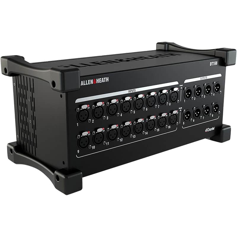Allen & Heath DT168 16-input Dante I/O Expander image 1