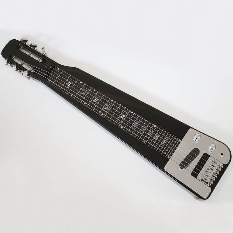 lap steel guitar-black image 1