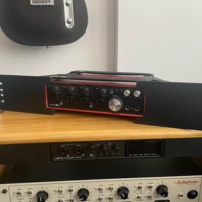 Rack 2U Mount Kit for Focusrite Scarlett 18i8 2nd Gen 2025 - Black image 2
